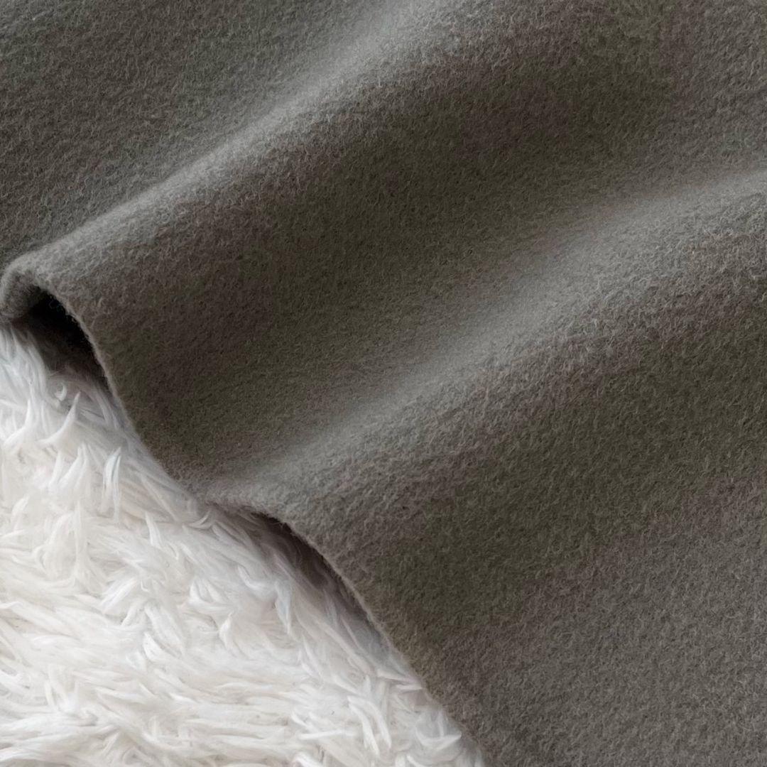 セオリー チェスターコート ダブルフェイス ロング カシミヤ グレー M