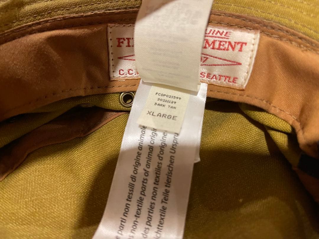 XLサイズ Filson フィルソン　ティンクロス　ブッシュハット