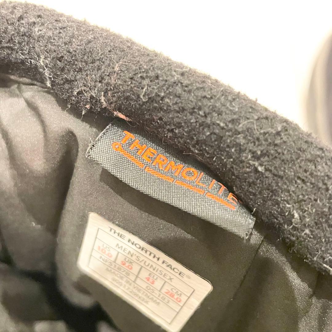 【未使用に近い】ノースフェイス NUPTSE BOOTIE WOOL 28cm