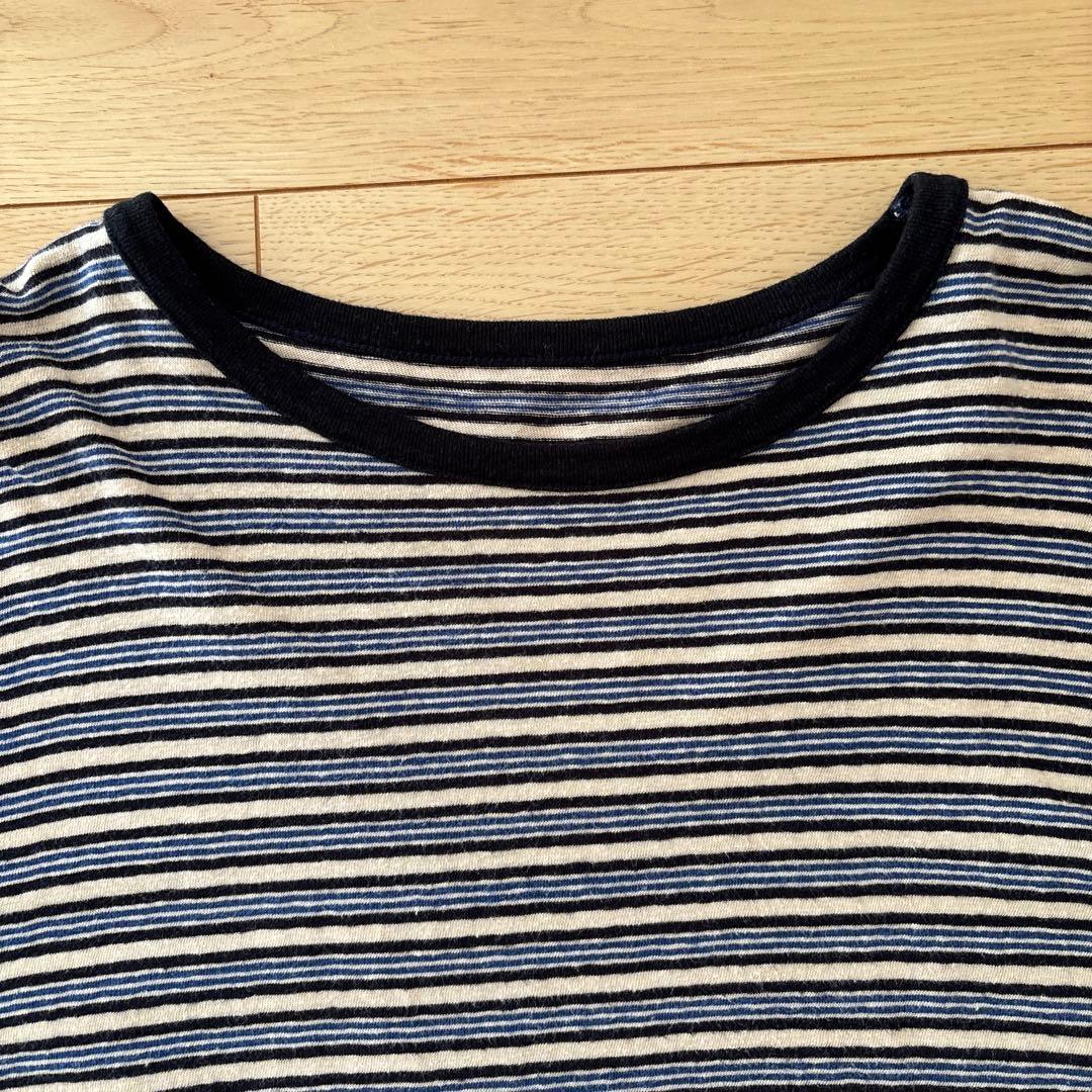 【SHISHIKUI】ボーダー　ロンT