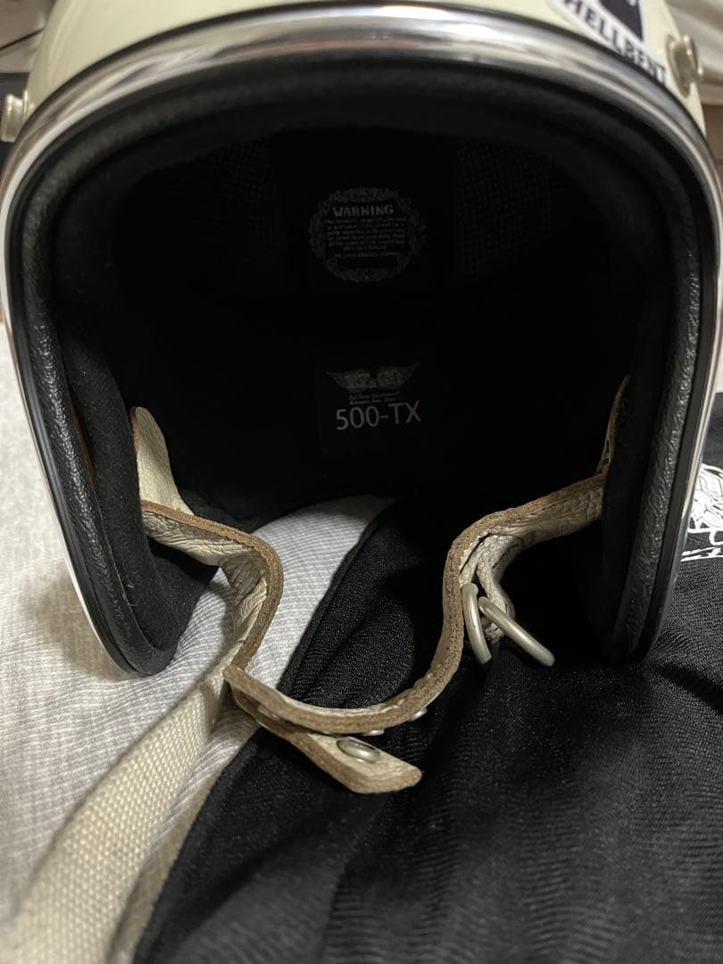 a*0様 ホワイトジェットヘルメット tt&go ビンテージ