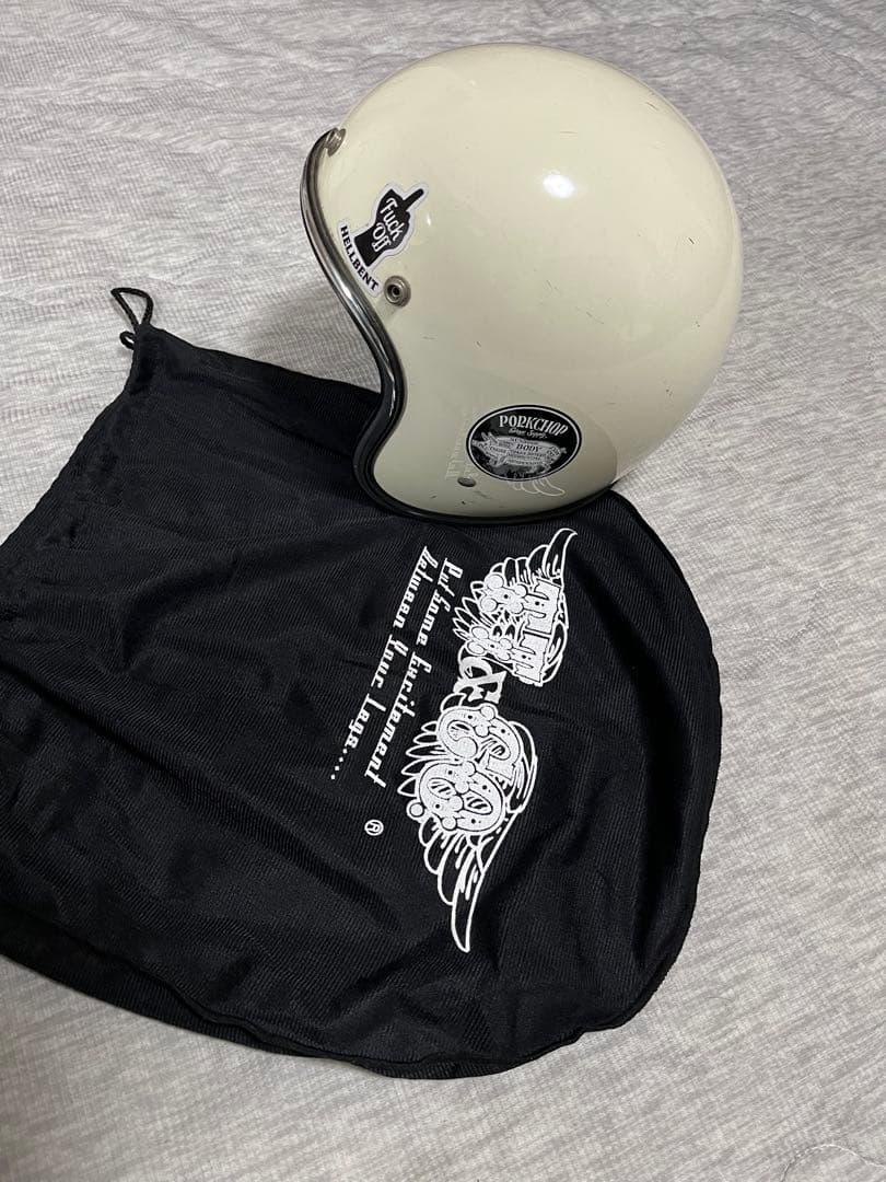 a*0様 ホワイトジェットヘルメット tt&go ビンテージ