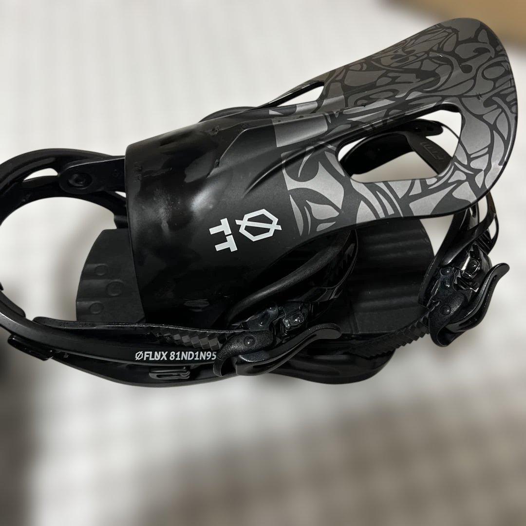 FLUX TT スノーボードビンディング 黒/グレー