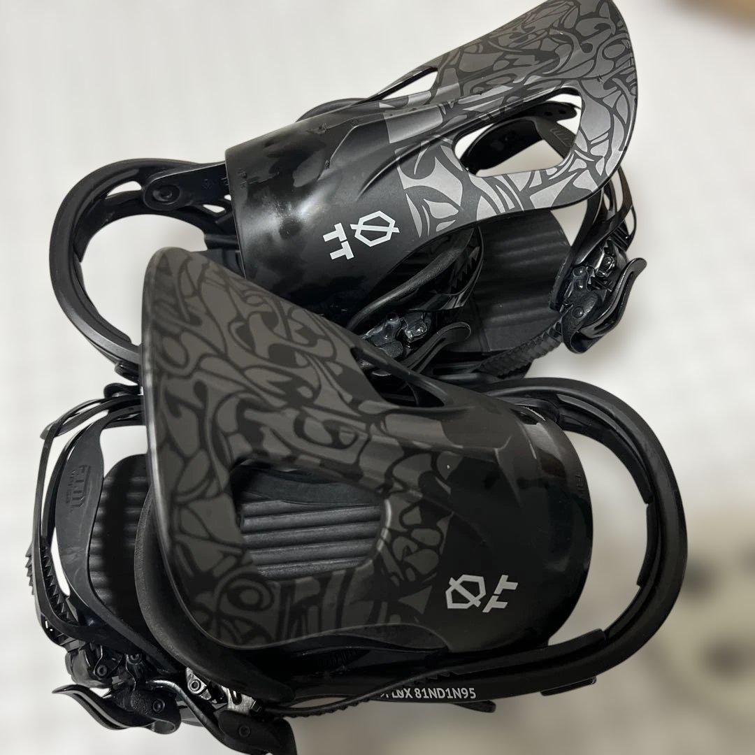 FLUX TT スノーボードビンディング 黒/グレー