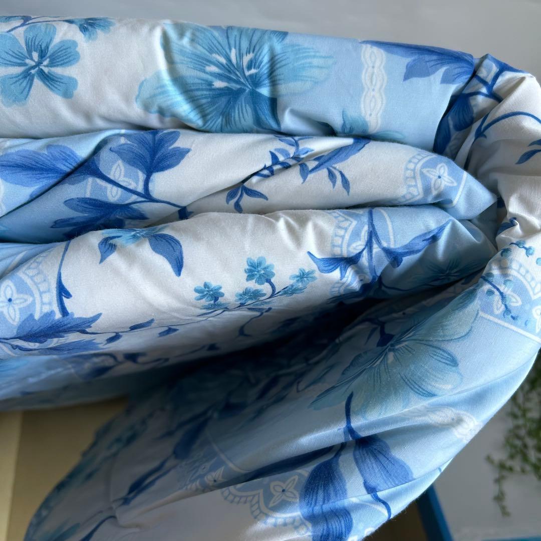 京都西川 羽毛掛け布団　ダウン85% 洗濯ネット付き