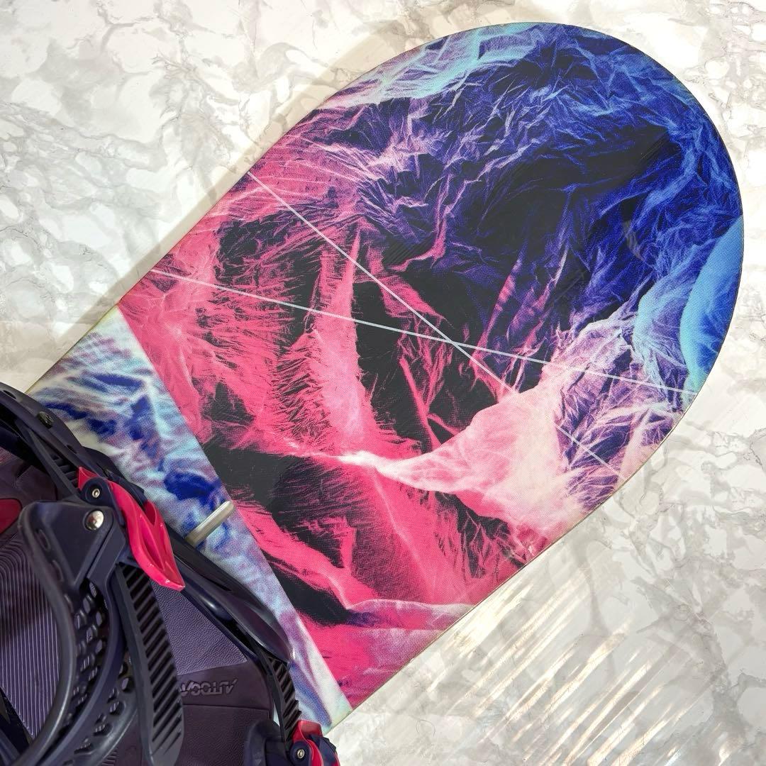 【良品】 バートン フィールグッド 140 レクサ レディーススノーボードセット