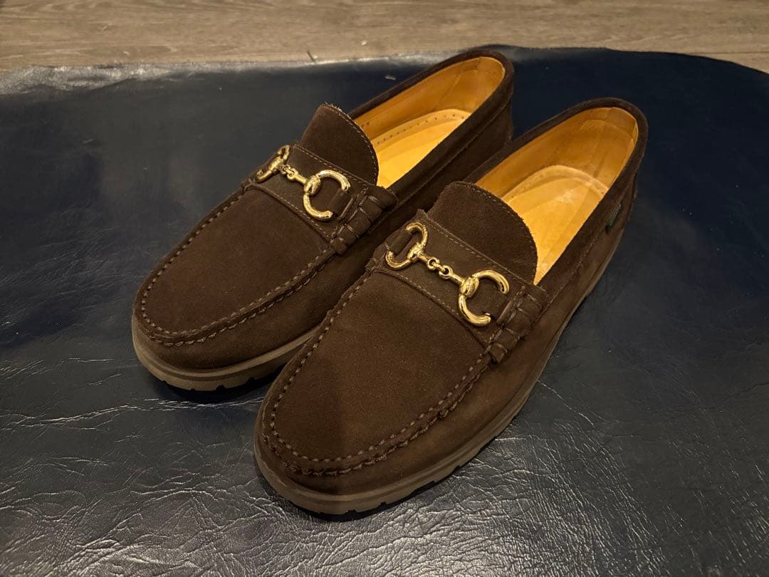 パラブーツ　ビットローファー スウェード UASP BIT