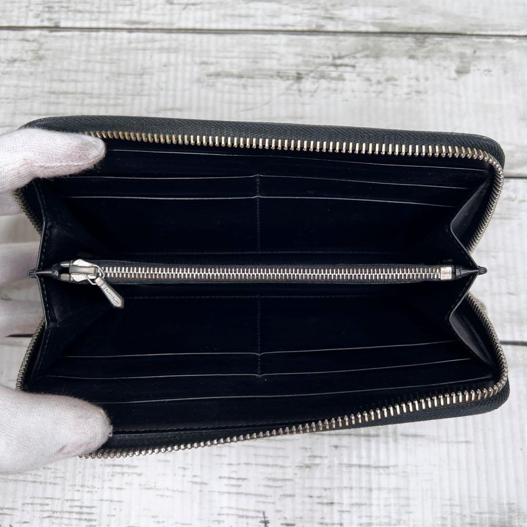 BVLGARI ブルガリ ロゴマニア 長財布 ラウンドファスナー