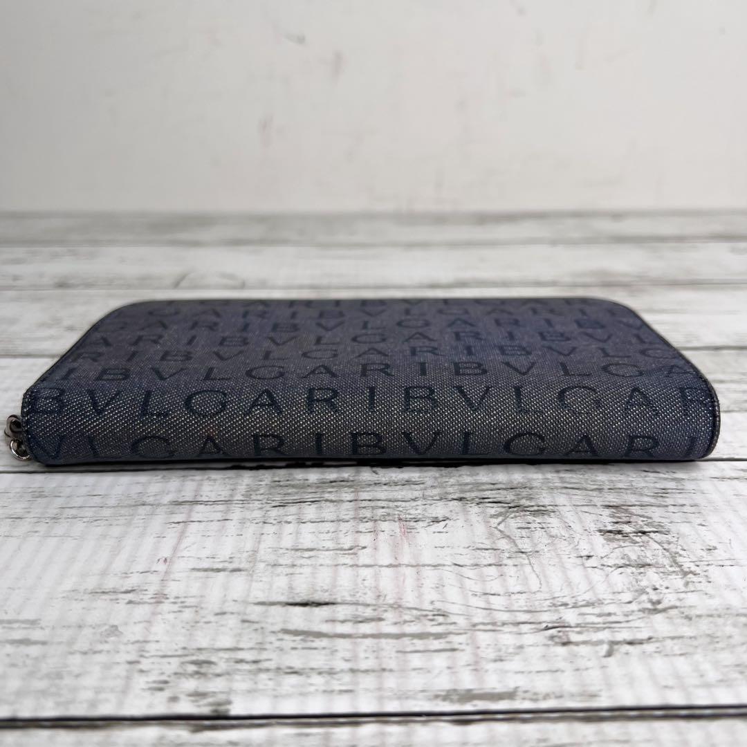 BVLGARI ブルガリ ロゴマニア 長財布 ラウンドファスナー