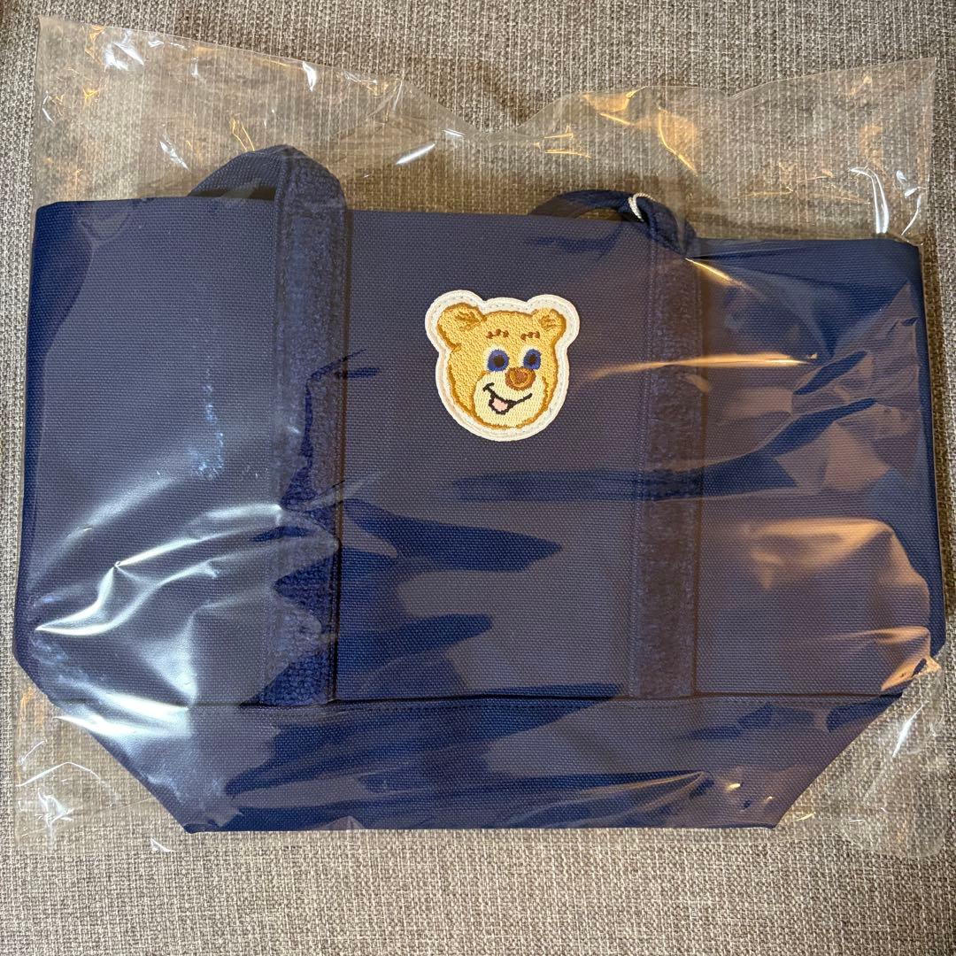 ラブラリー バイ フェイラー オールドテディ ワッペントートバッグ 小 ネイビー