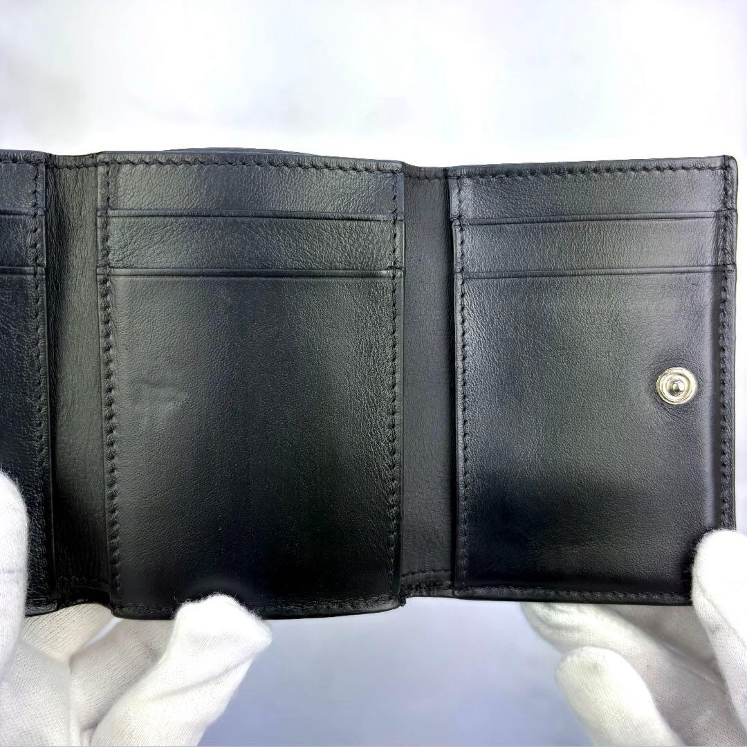 【正規品✨】LOEWE アナグラム トライフォールド ウォレット三つ折り財布