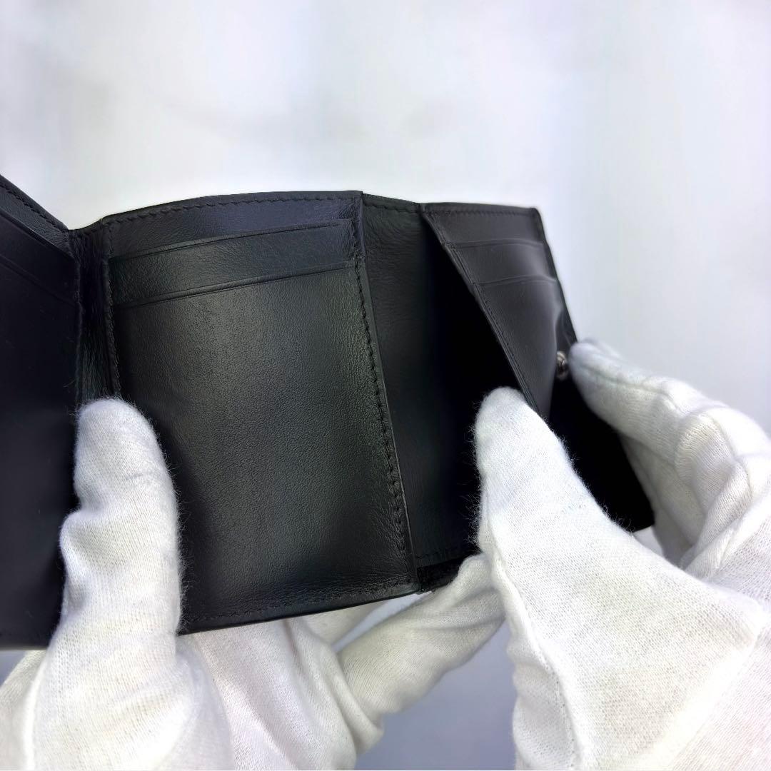 【正規品✨】LOEWE アナグラム トライフォールド ウォレット三つ折り財布