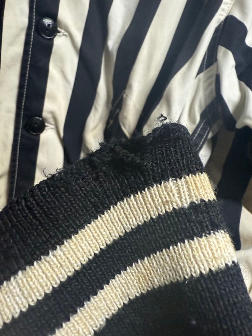 ね*様 50s 60s Rawlings ボタンスタジャンストライプ スタジャン