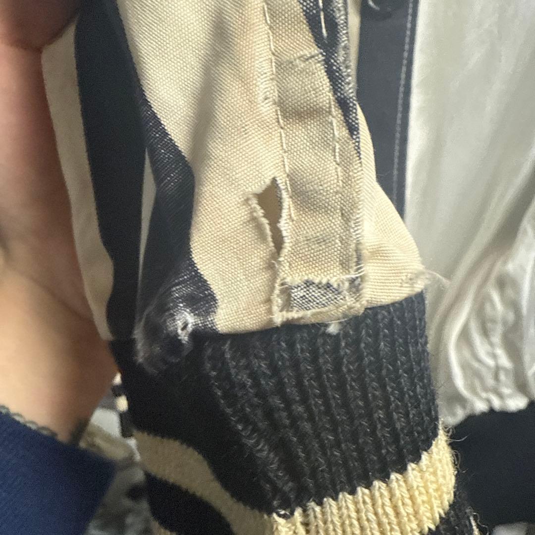 ね*様 50s 60s Rawlings ボタンスタジャンストライプ スタジャン