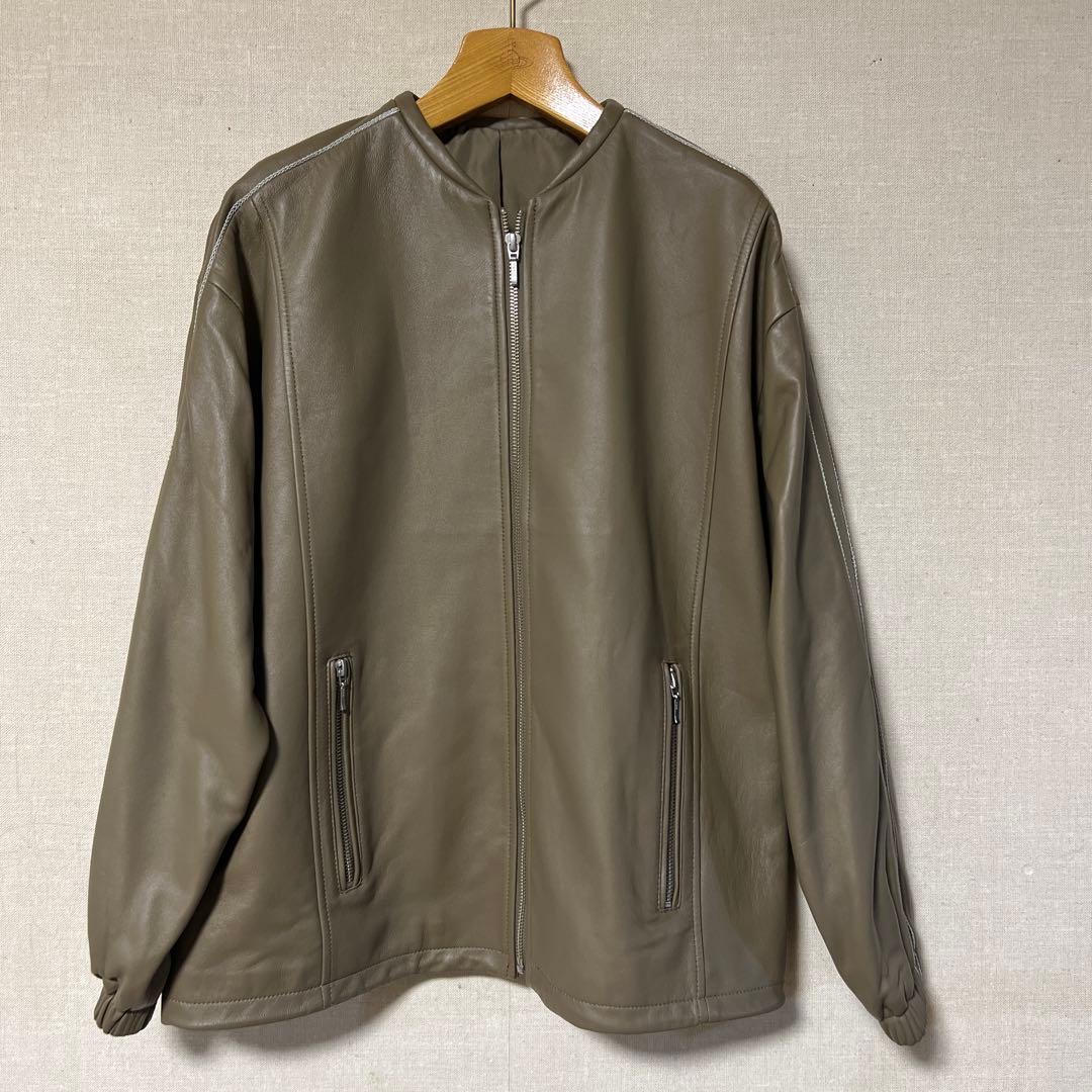 お値下げ　ディノス　ラム革ジャケット　Lサイズ