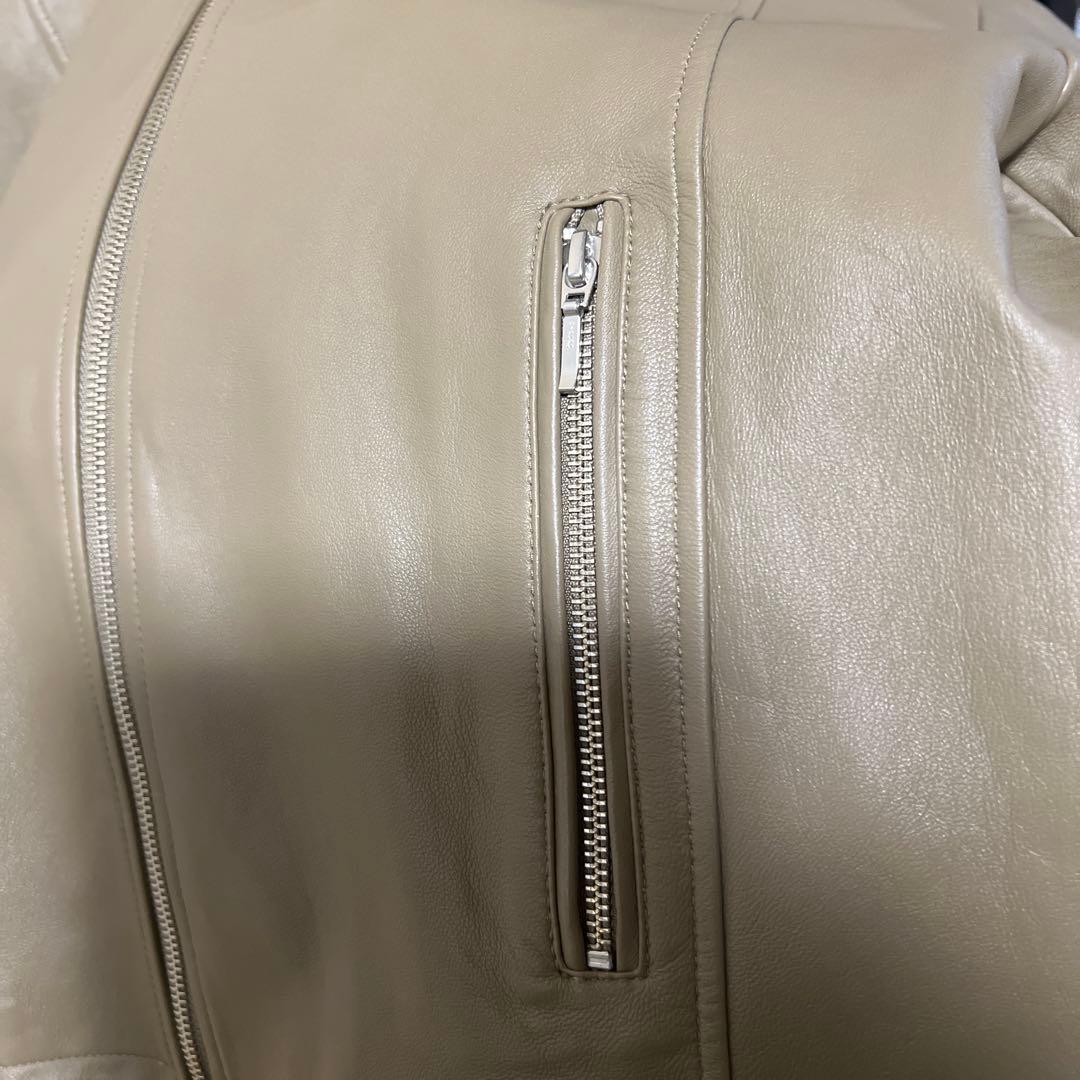 お値下げ　ディノス　ラム革ジャケット　Lサイズ