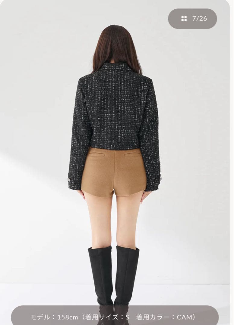 DARICH メルトンミドルショートパンツ