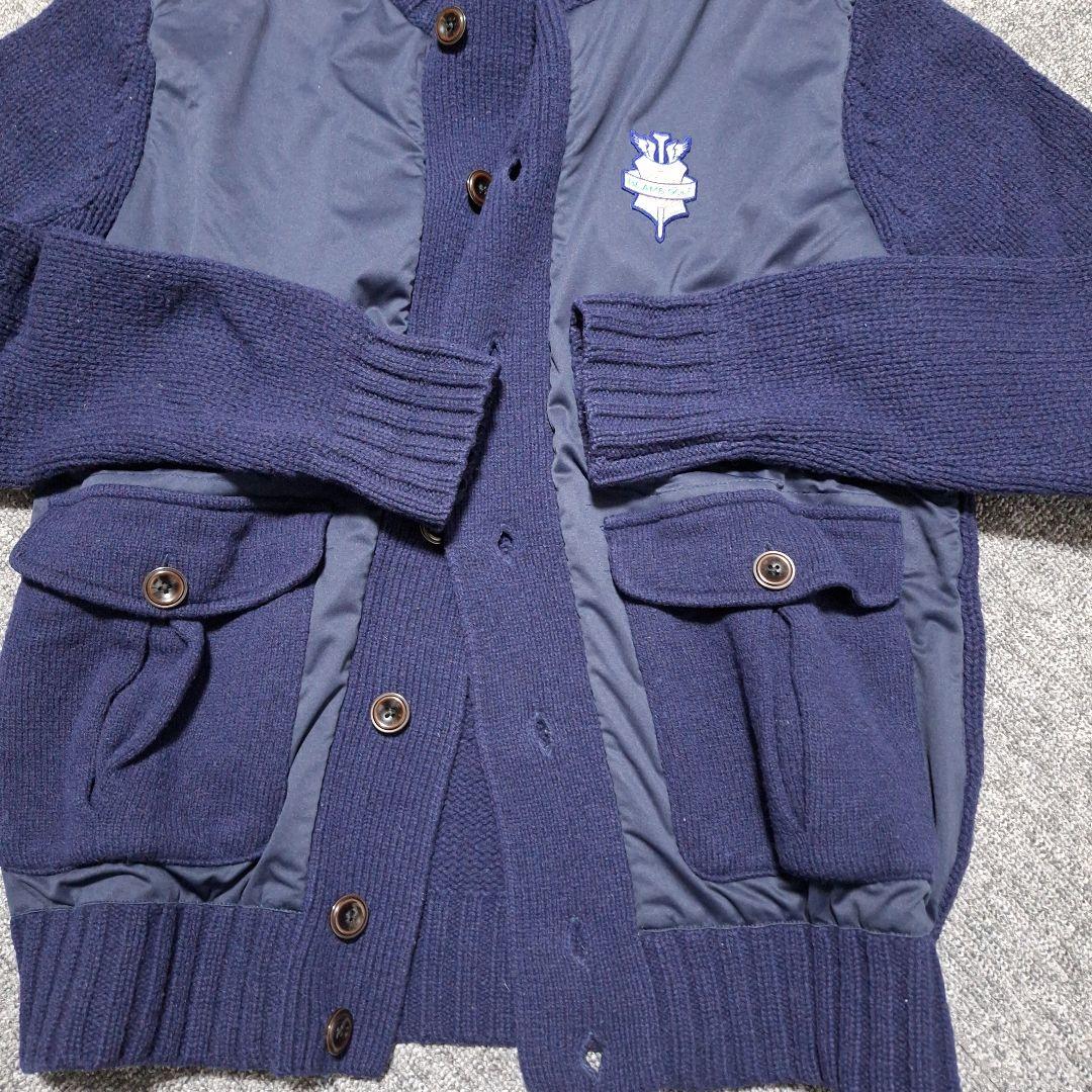 BEAMSGOLF ビームスゴルフ　ブルゾン　カーディガン　ネイビー　紺色　S