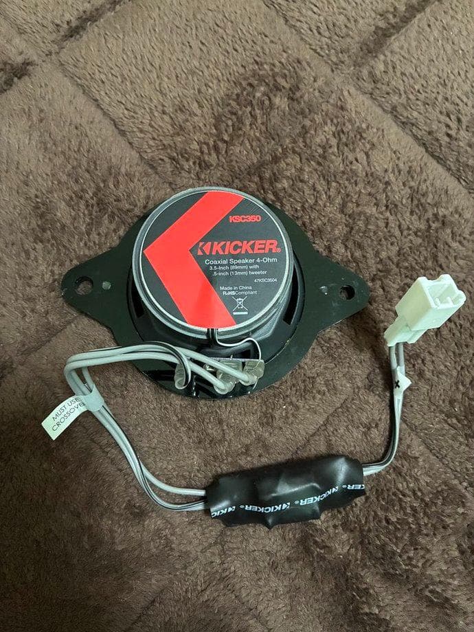 KICKER キッカースピーカー KSC3504 + OG350LH各1個