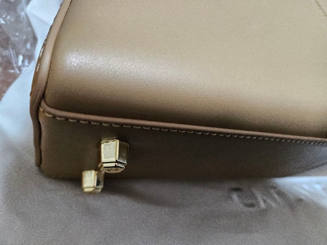 専用【正規品】cafune ベージュレザーハンドバッグ