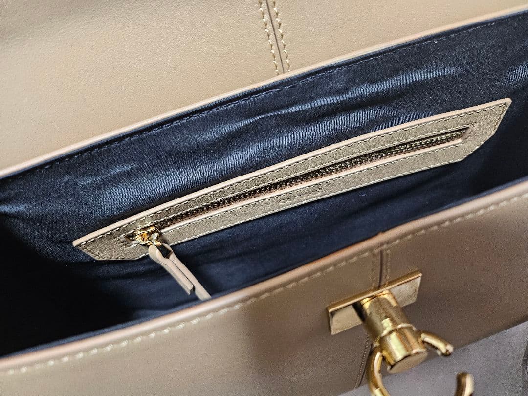 専用【正規品】cafune ベージュレザーハンドバッグ