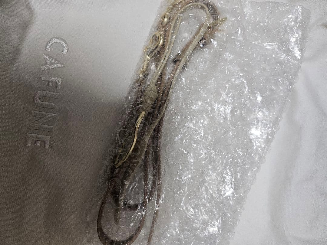 専用【正規品】cafune ベージュレザーハンドバッグ