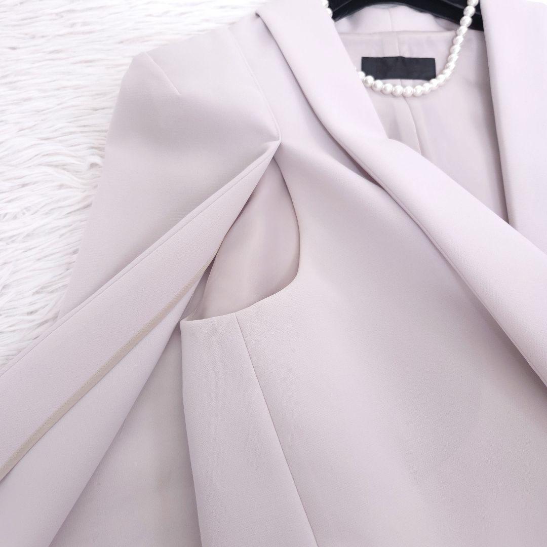 美品 メトリーゼ ケープジャケット フォーマル セレモニー 羽織り アイボリー