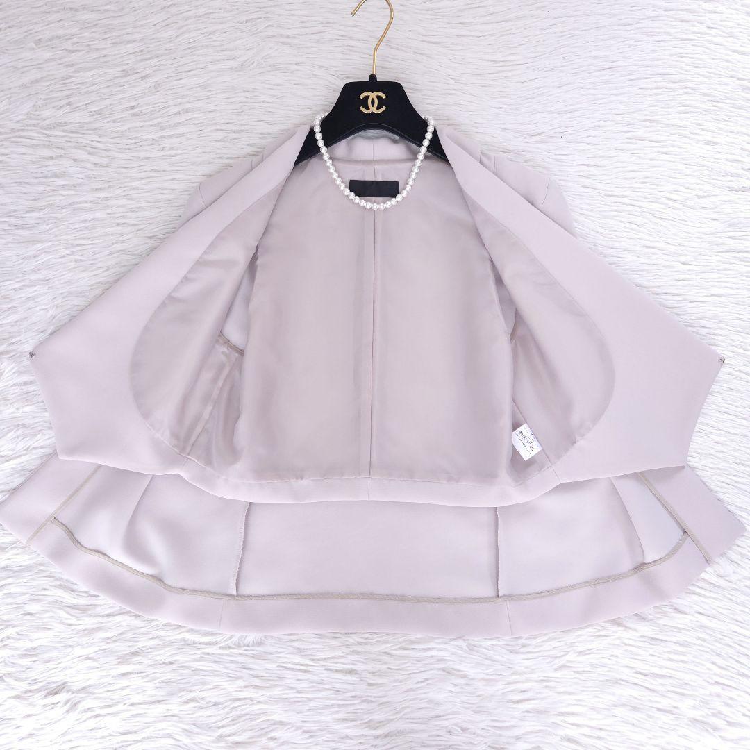 美品 メトリーゼ ケープジャケット フォーマル セレモニー 羽織り アイボリー