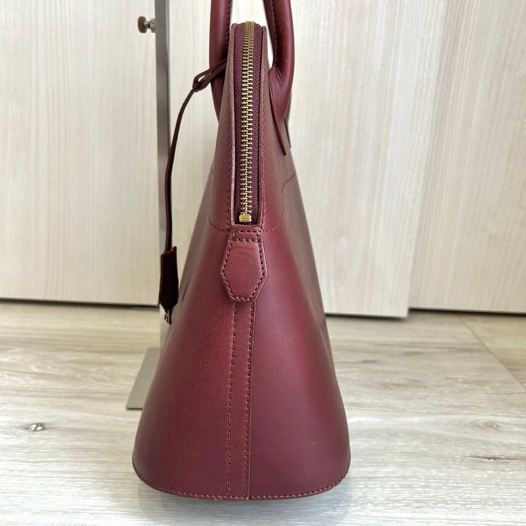 【美品】ソメスサドル　ハンドバッグ　ショルダーバッグ　ボルドー　2way