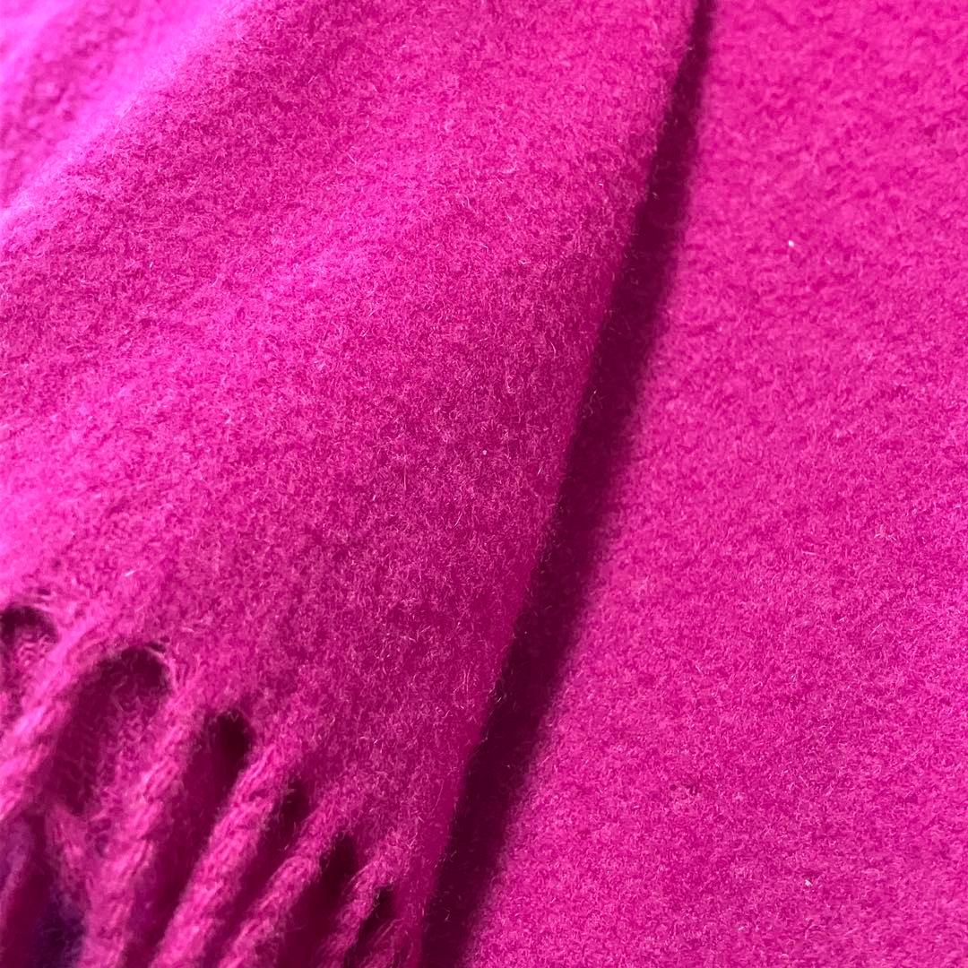 フェラガモ［カシミヤ100%］ケープコート　ガウン　ポンチョ　ストール　フリンジ