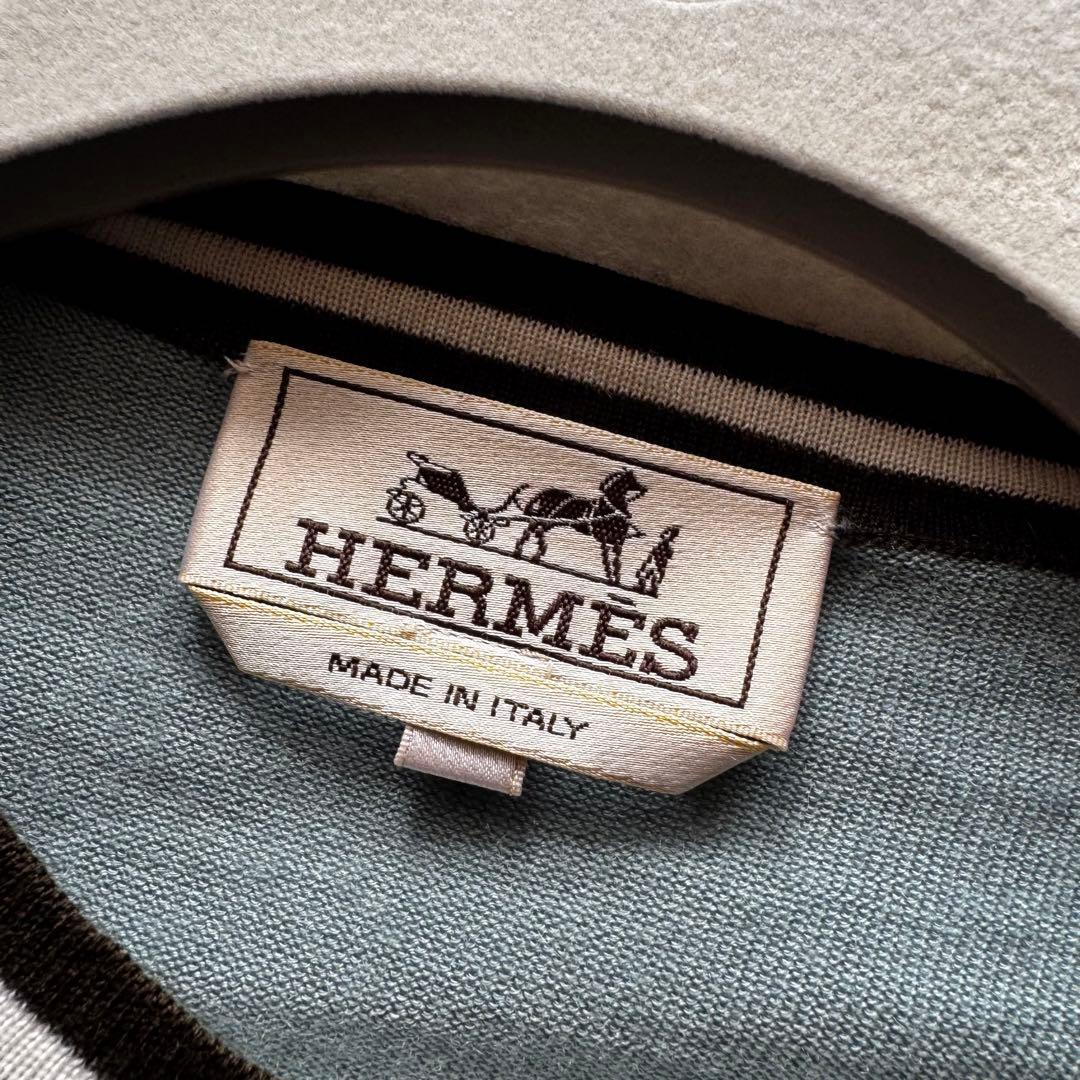 sho エルメス カットソー Sサイズ サックスブルー (メンズ)