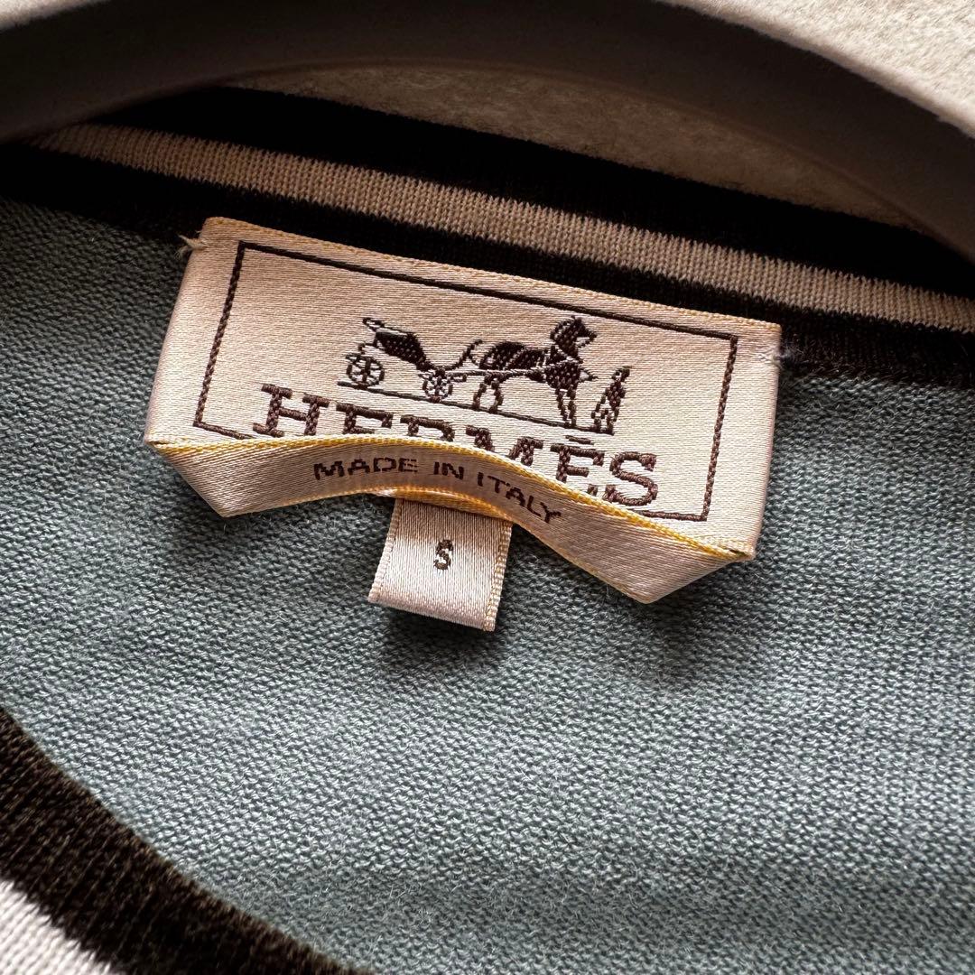 sho エルメス カットソー Sサイズ サックスブルー (メンズ)