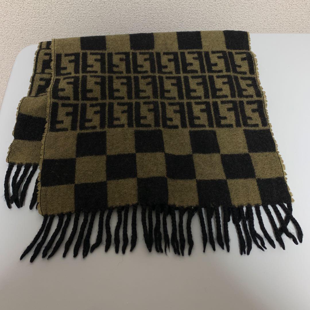 フェンディ セレブ 高級 レトロ ヴィンテージ ストール 羽織り ユニセックス