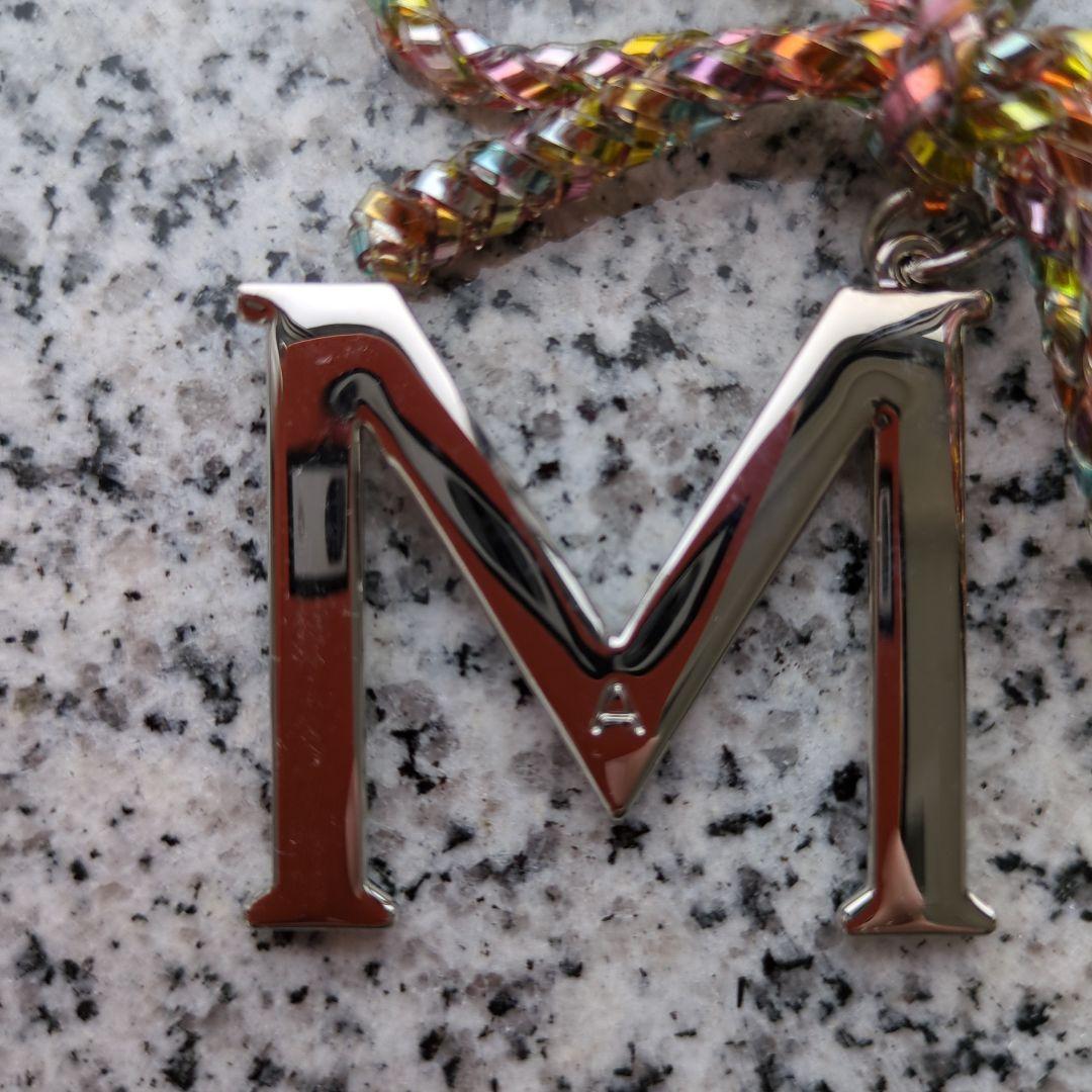 新品未使用　ANTEPRIMA Mイニシャルチャーム ストーン付き