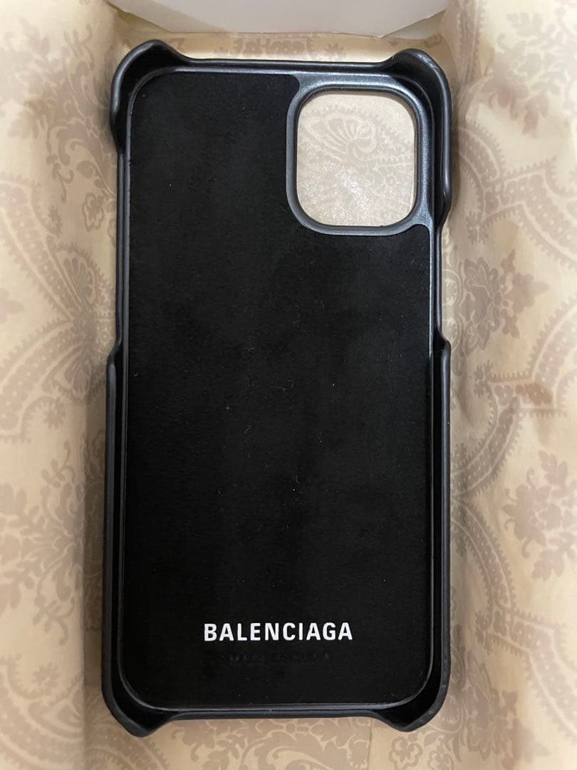 未使用【BALENCIAGA】正規品iPhone12 miniケース