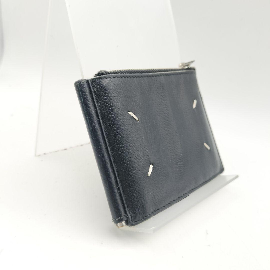 メゾンマルジェラ　マネークリップ　折財布　財布　ブラック