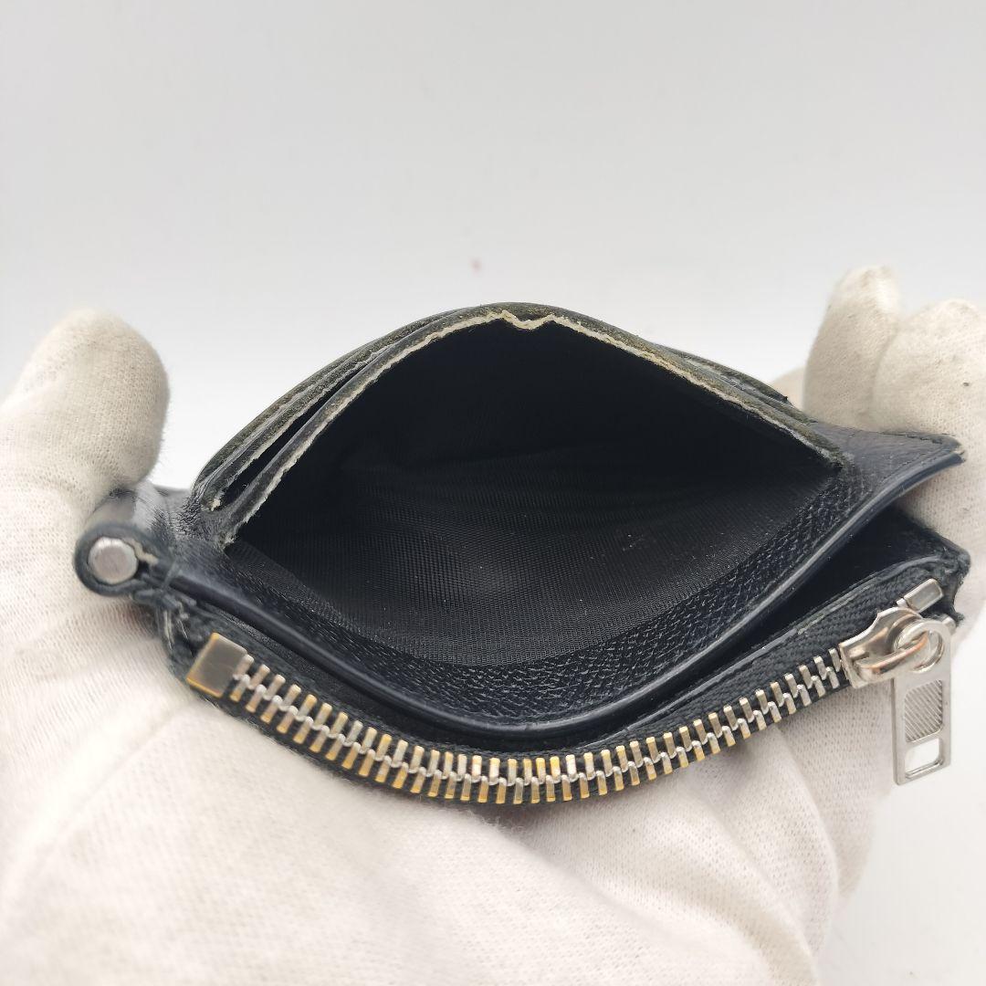 メゾンマルジェラ　マネークリップ　折財布　財布　ブラック