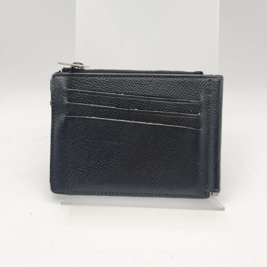 メゾンマルジェラ　マネークリップ　折財布　財布　ブラック