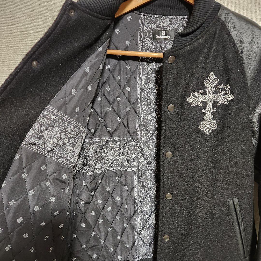 Subciety スタジャン クロス サイズM