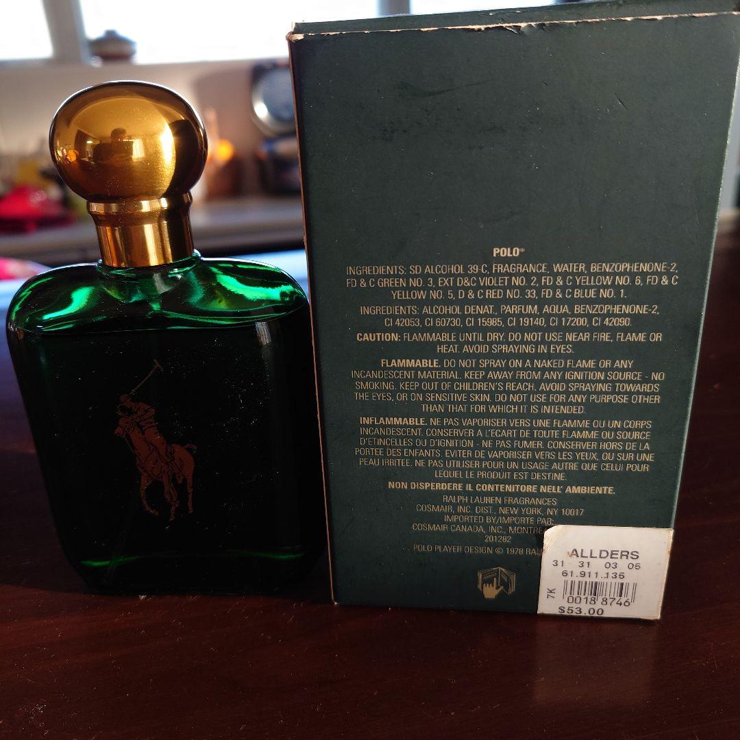 Polo Ralph Lauren 男性用香水 緑色ボトル　118mL