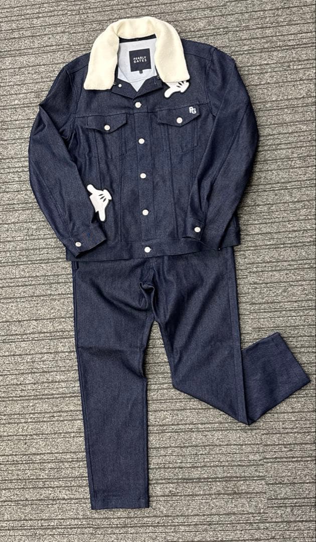 パーリーゲイツ ミッキーマウス　デニム　上下セット