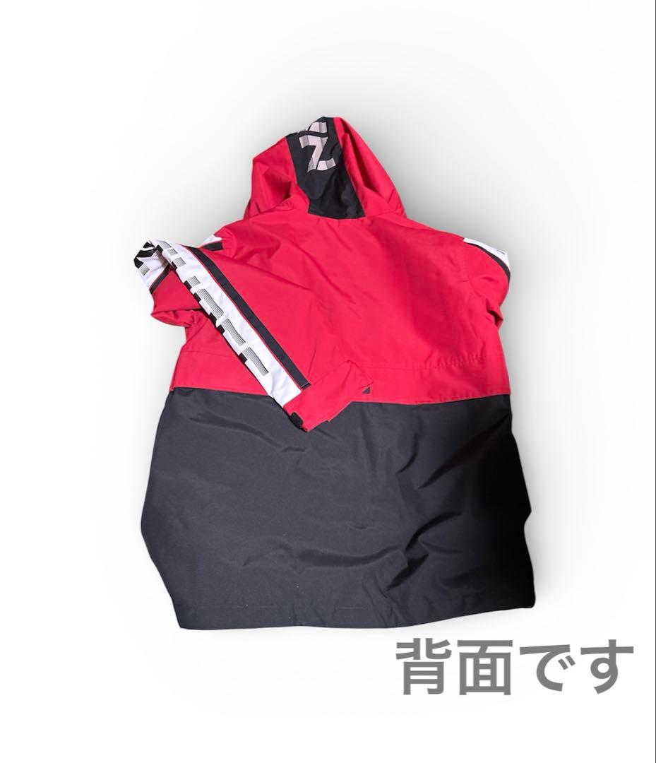 【美品】NNN エヌスリー スノーボード ウェア フード付ジャケットS実寸参考