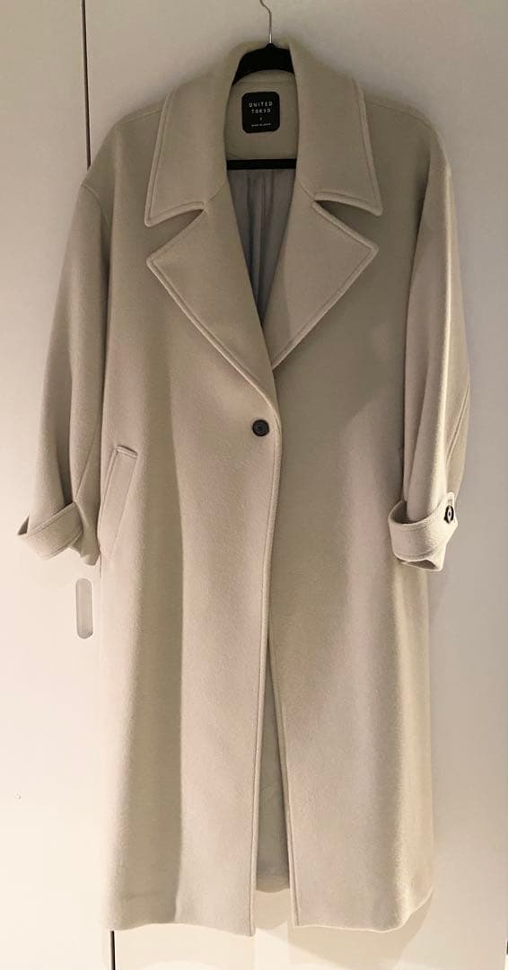 unided tokyo サイドスリットビッグカラーコート