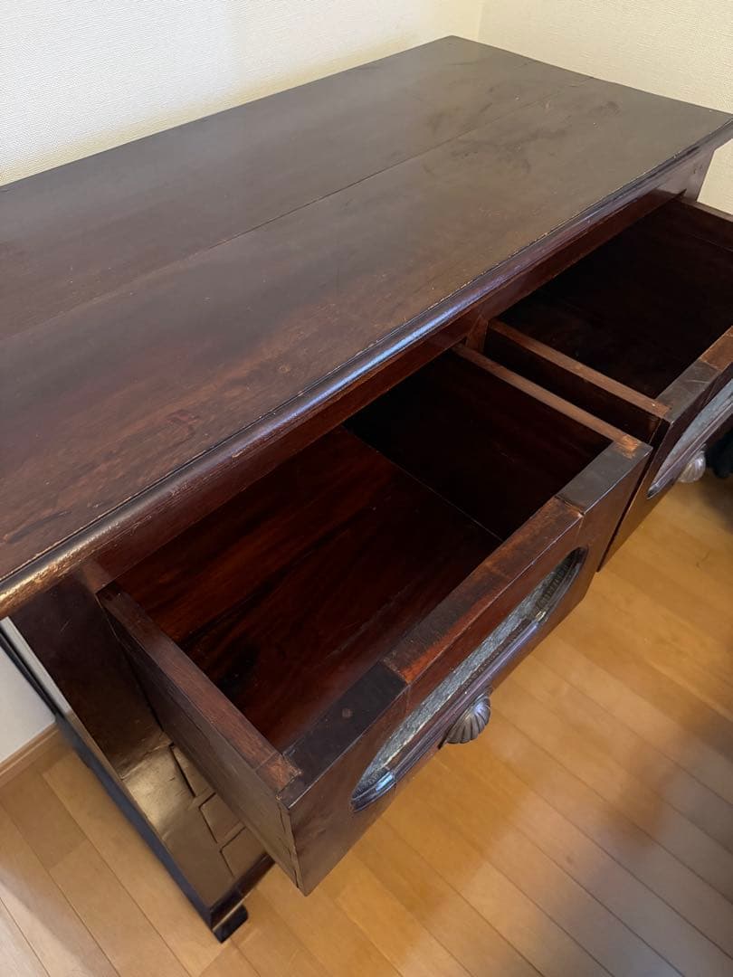 アンティーク木製タンス 5引き出し