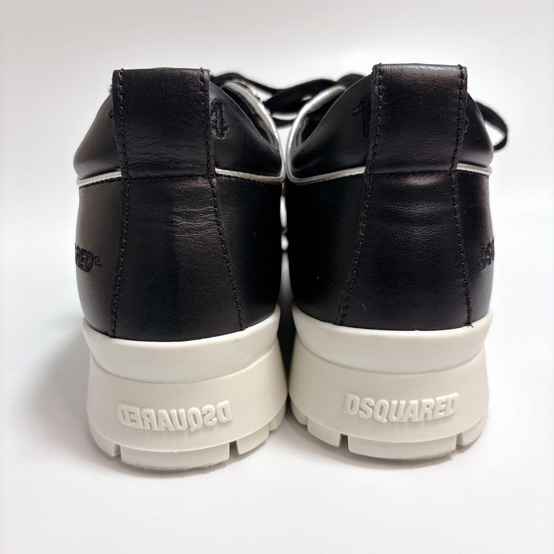 【美品】DSQUARED2（ディースクエアード） レザースニーカー 24.5cm