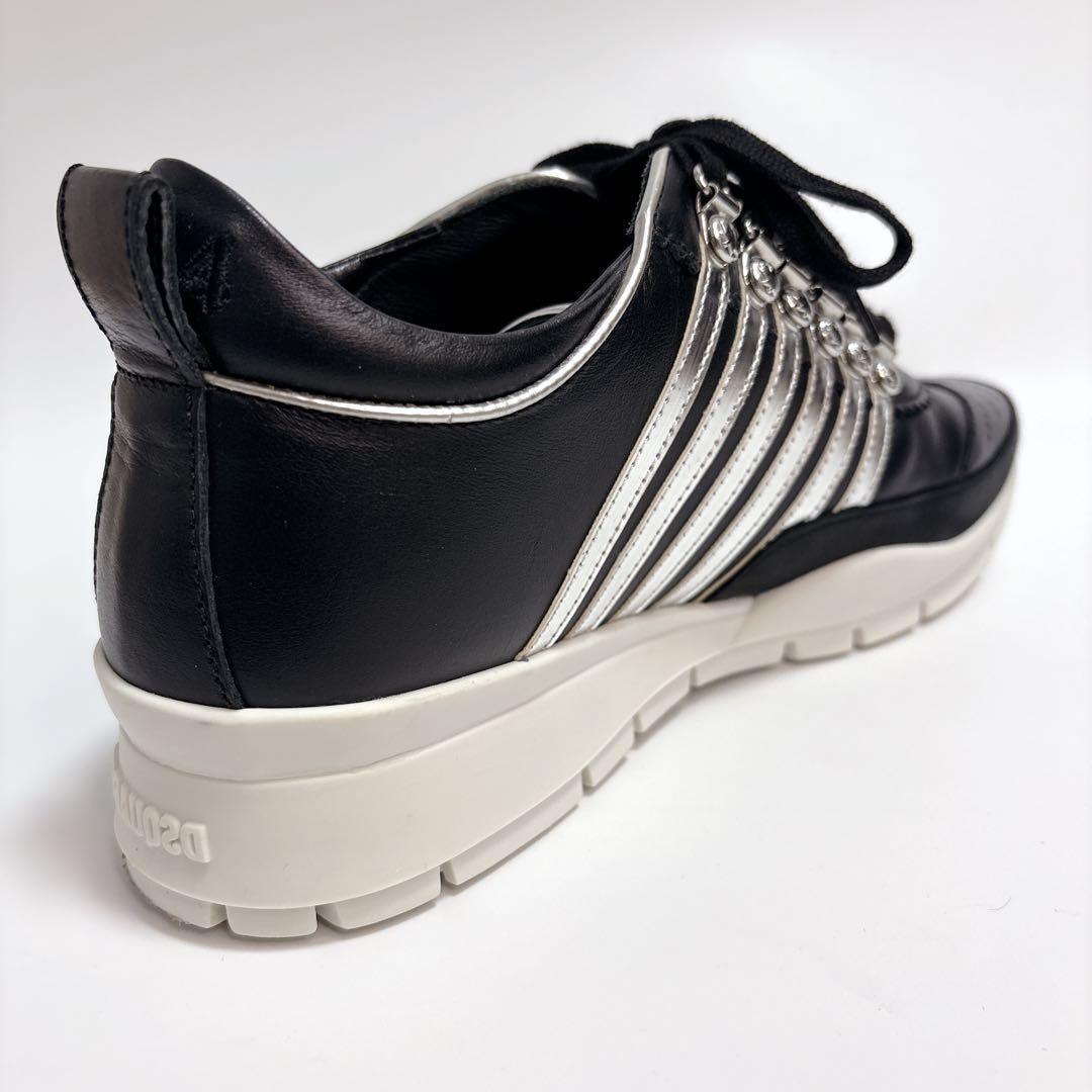 【美品】DSQUARED2（ディースクエアード） レザースニーカー 24.5cm