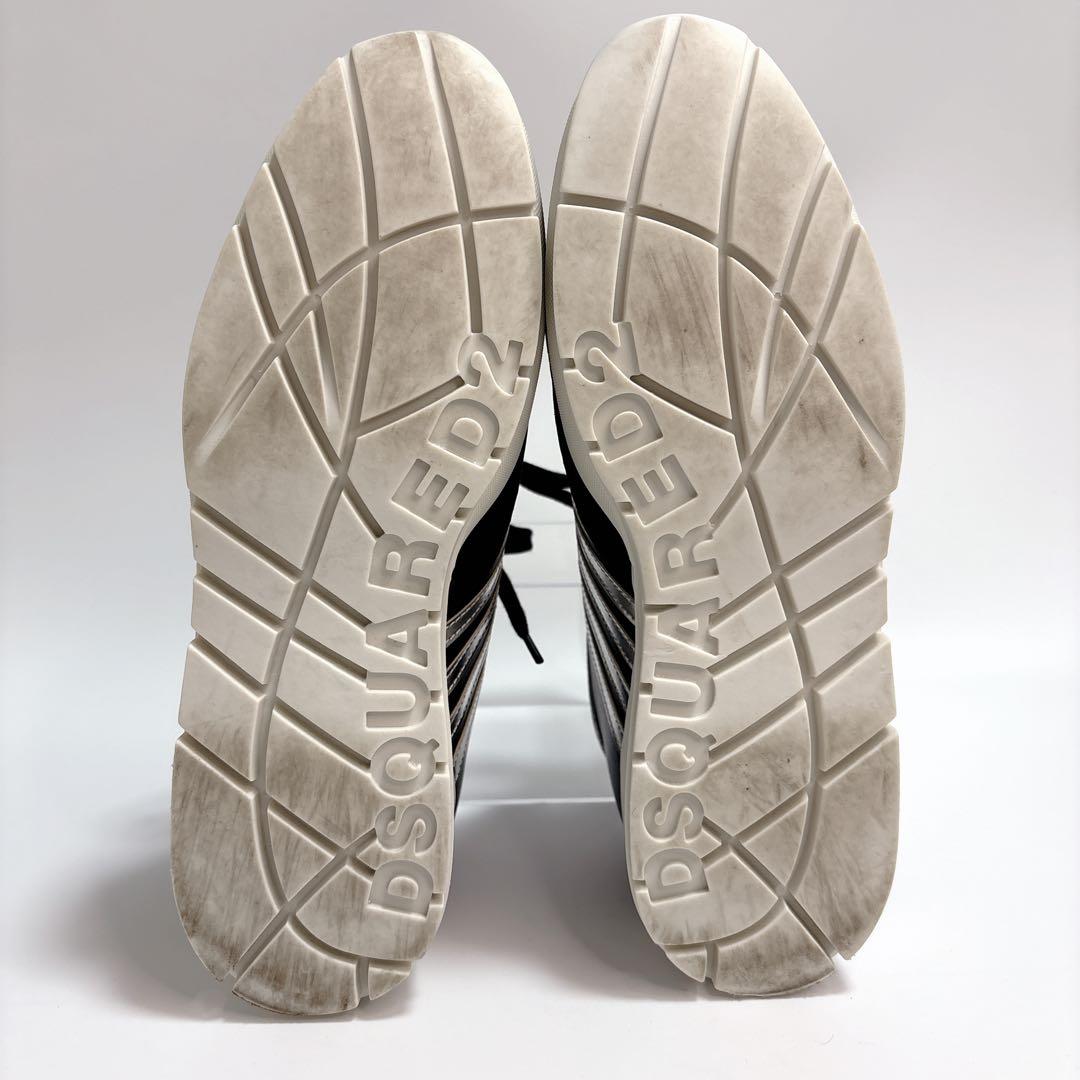 【美品】DSQUARED2（ディースクエアード） レザースニーカー 24.5cm