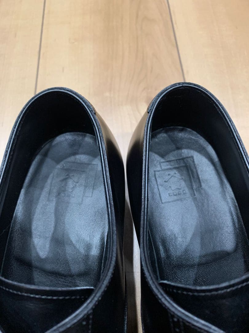 三陽山長 弦六郎 パンチドキャップトゥシューズ