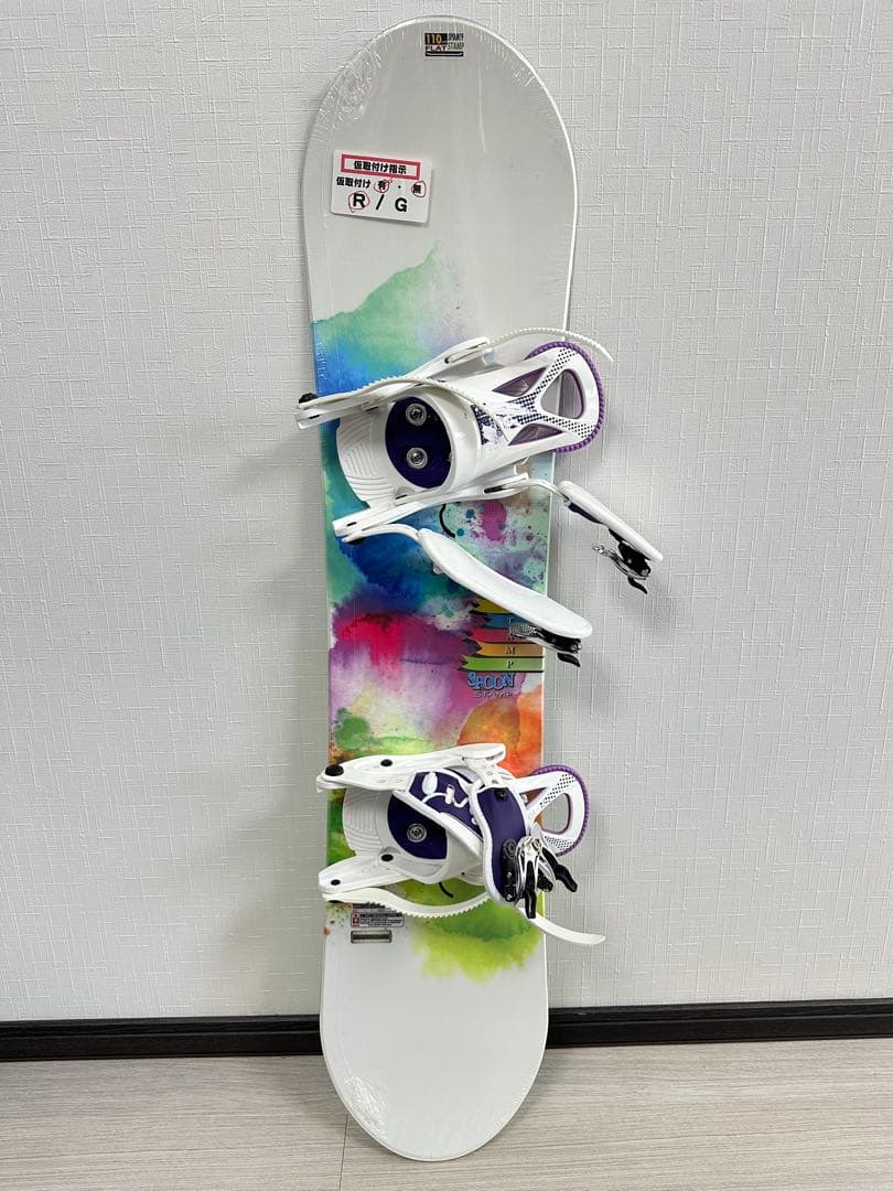 【新品未使用❗️】SPOON19 スノーボード　110cm FLAT STAMP
