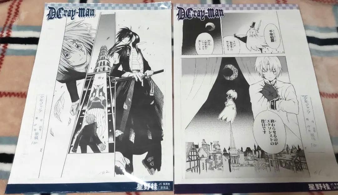 D.Gray-man 複製原稿　非売品　Dグレ　星野桂